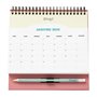 Mr. Wonderful - Calendrier de Bureau avec Pochette 2025 pour Profiter de Tous les Instants de Bonheur - Inclut 1 Bloc-Notes Adhé