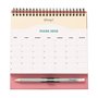 Mr. Wonderful - Calendrier de Bureau avec Pochette 2025 pour Profiter de Tous les Instants de Bonheur - Inclut 1 Bloc-Notes Adhé