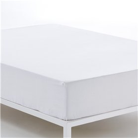 Dúo de funda nórdica de algodón Banús terracota - Cama de 180 cm - Cierre con clips
