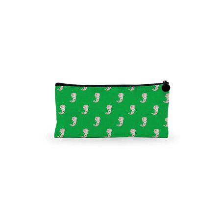 Bonamaison Imprimé Numériquement Pochette à Crayon en Toile avec Fermeture à Glissière