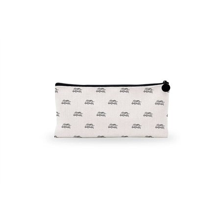 Bonamaison Imprimé Numériquement Pochette à Crayon en Toile avec Fermeture à Glissière