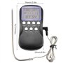 Thermomètre numérique Alimentaire Filaire Barbecue Barbecue Four à Viande thermomètre électronique avec Grand écran LCD Cuisson 
