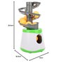 Machine de Ping-Pong, Robot de Tennis de Table en ABS Portable Machine de Formation de Robot de Ping-Pong Automatique pour Lance