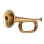 Hotaden B Flat Bugle Call Trompette de cavalerie Corne Cuivre avec Embouchure for Band école