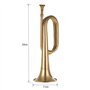 Hotaden B Flat Bugle Call Trompette de cavalerie Corne Cuivre avec Embouchure for Band école