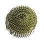 Clou en bobine 16000 points, tête ronde à 15 degrés, tige d'anneau, clous de parement en fil d'acier, clous de toiture 2.1x38mm 