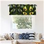 Cantonnière imprimée fruits avocats 137,2 x 45,7 cm – Rideaux de cuisine pour fenêtres, salon, chambre à coucher – Passe-tringle