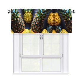 Cantonnière imprimée ananas fruits 137
