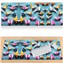 Grand tapis de souris imprimé grues en papier origami 30 x 80 cm – Tapis de bureau de jeu, protection étendue pour bureau à domi