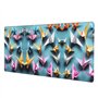 Grand tapis de souris imprimé grues en papier origami 30 x 80 cm – Tapis de bureau de jeu, protection étendue pour bureau à domi