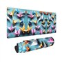 Grand tapis de souris imprimé grues en papier origami 30 x 80 cm – Tapis de bureau de jeu, protection étendue pour bureau à domi