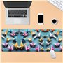 Grand tapis de souris imprimé grues en papier origami 30 x 80 cm – Tapis de bureau de jeu, protection étendue pour bureau à domi