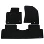 J&J AUTOMOTIVE | Tapis De Sol Noir Velours sur Mesure pour Carens 2013-2019