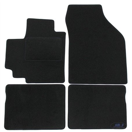 J&J AUTOMOTIVE | Tapis De Sol Noir Velours sur Mesure pour Celerio Depuis 2015