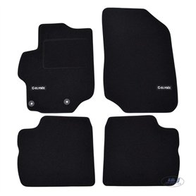 J&J AUTOMOTIVE | Logo Tapis De Sol Noir Velours sur Mesure pour C-Elysee Depuis 2012
