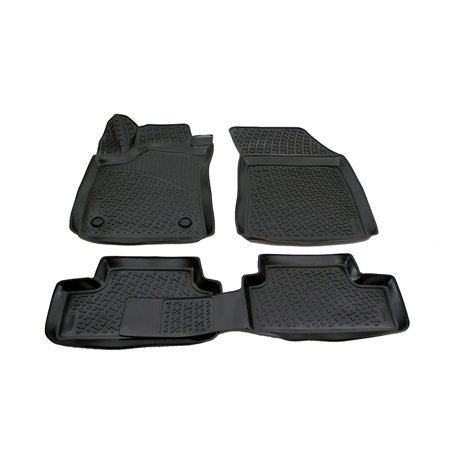 J&J AUTOMOTIVE | Tapis De Sol en Caoutchouc 3D Exclusive Compatible avec Megane 4 2016-Pres