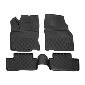 J&J AUTOMOTIVE | Tapis De Sol en Caoutchouc TPE Toutes Saisones pour Kadjar Depuis 2015