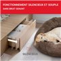 LouMaxx Lot de 4 glissières pour tiroir (2 paire) rails coulissants 310 mm 17 mm rainure - coulisse à bille facile à installer
