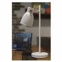 EMOS JULIAN Z7621W Lampe de bureau design vintage en métal avec douille E27 et bloc d'alimentation Lampe de lecture avec abat-jo