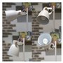 EMOS JULIAN Z7621W Lampe de bureau design vintage en métal avec douille E27 et bloc d'alimentation Lampe de lecture avec abat-jo