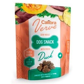 CALIBRA Dog Verve Collation Semi-Humide Canard Frais 150 g