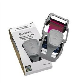Ruban de transfert thermique Zebra 800300-250EM Jaune Noir Cyan Magenta