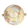 Mini globe terrestre éducatif vintage marron avec support
