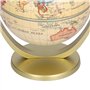 Mini globe terrestre éducatif vintage marron avec support