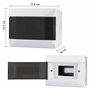 LionElectric Boîte à fusibles en saillie 2 à 6 modules | Armoire de commande à 1rangée blanche, boîte de distribution des entrée