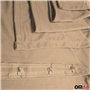 OMAC Rideaux De Séparation de Cabine Compatible avec Fiat Ducato H3 Beige Tissu