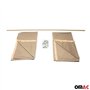 OMAC Rideaux De Séparation de Cabine Compatible avec Fiat Ducato H3 Beige Tissu