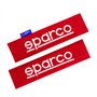 Sparco Lot de 2 protège-ceintures de sécurité Rouge