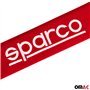 Sparco Lot de 2 protège-ceintures de sécurité Rouge