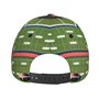 Casquette de baseball réglable avec imprimé terrain de football américain et ballon pour hommes, casquette de baseball de style 