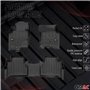 Tapis de Sol 3D TPE Premium Compatible avec Nissan Navara IV 2014-2022 | Revêtement de Sol pour Voiture - Intérieur antidérapant
