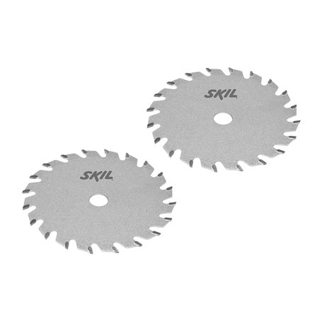 Skil 2610Z07905 Lot de 2 lames de scie circulaire en métal dur Ø 85 mm pour scie circulaire à main Gris Ø 10 mm