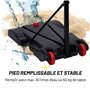 Dunlop Panier de Basket - Panier Basket avec Support - 165 a 205 CM - Extérieur - Basket-Ball