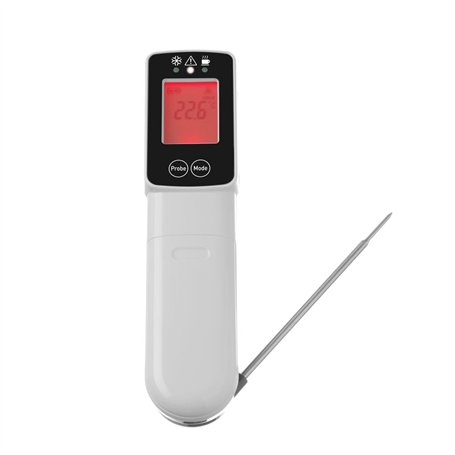 HENDI Thermomètre infrarouge avec sonde - Gris - -60/350˚C - 39x53x(H)158 mm