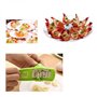 2 Pcs Presse Ail, Presse-ail en Acier Inoxydable, Hachoir et Trancheuse Ail, Ail Crusher, Presse Ail Rosle pour Restaurant Maiso