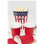 Boland 30852 - Set Bierpong, 22 gobelets et 4 balles, jeu de fête, anniversaire, jeu pour faire la fête