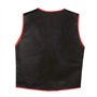 Boland- Weste Veste, Unisexe-Adulte, 10204065, Rouge/Noir, 4-7 Ans