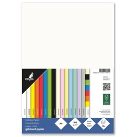 kangaro Lot de 50 feuilles de papier à lettre blanc crème DIN A4 160 g/m² FSC mix – Papier à lettre DIY K-0039-020