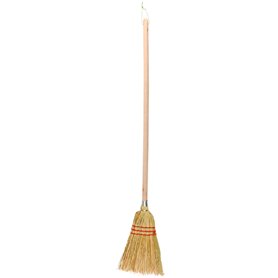 Esschert Design Balai de Jardin en Bois avec Manche et Paille pour Enfant - Hauteur : 100 cm