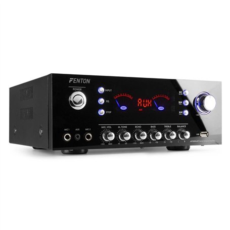 Fenton AV120FM-BT Amplificateur - Puissance de Sortie 2X 60W
