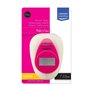 Vaessen Creative Perforatrice rectangulaire 2,5 cm - 1 pièce - Jusqu'à 160 g/m² - 21435-066, Weiß/Rosa