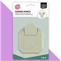 Vaessen Creative Perforatrice 3-en-1 Coins Arrondis - 4-7-10mm - pour Projet DIY, Papier Scrapbooking, Plastique Fou, Bullet Jou