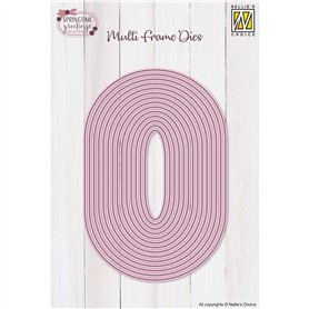 Vaessen Creative Nellie's Choice Matrice de Découpe Ovale-14 Multi Frame 1