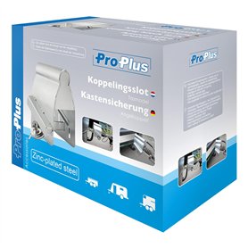 ProPlus 341326S Antivol Tête d'Attelage Mobile avec Cadenas Disques Métal
