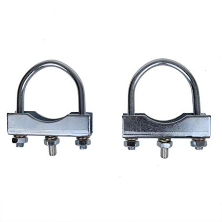 ProPlus Lot de 2 étriers en U ronds 60/70 mm pour collier de serrage