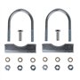 ProPlus Lot de 2 étriers en U ronds 60/70 mm pour collier de serrage